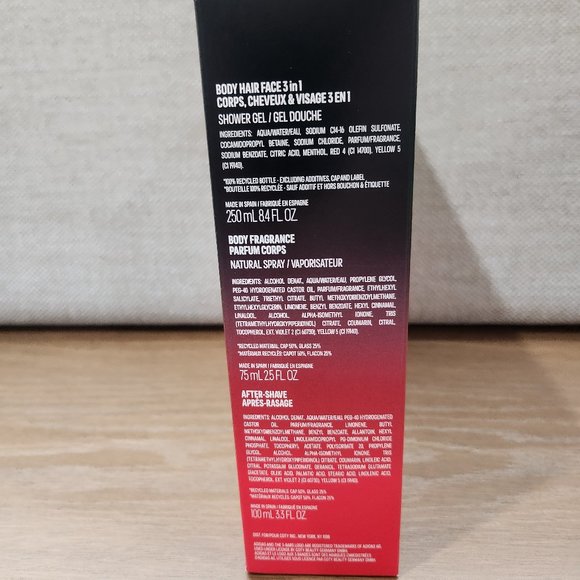 Adidas 3PC Zesty & Intense Fragrance Team Force NEW - Picture 4 of 5